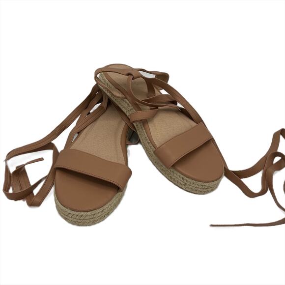 ASOS Truffle Collection Esparelda Tie Leg Sandal Size UK7/US9 - Picture 6 of 8